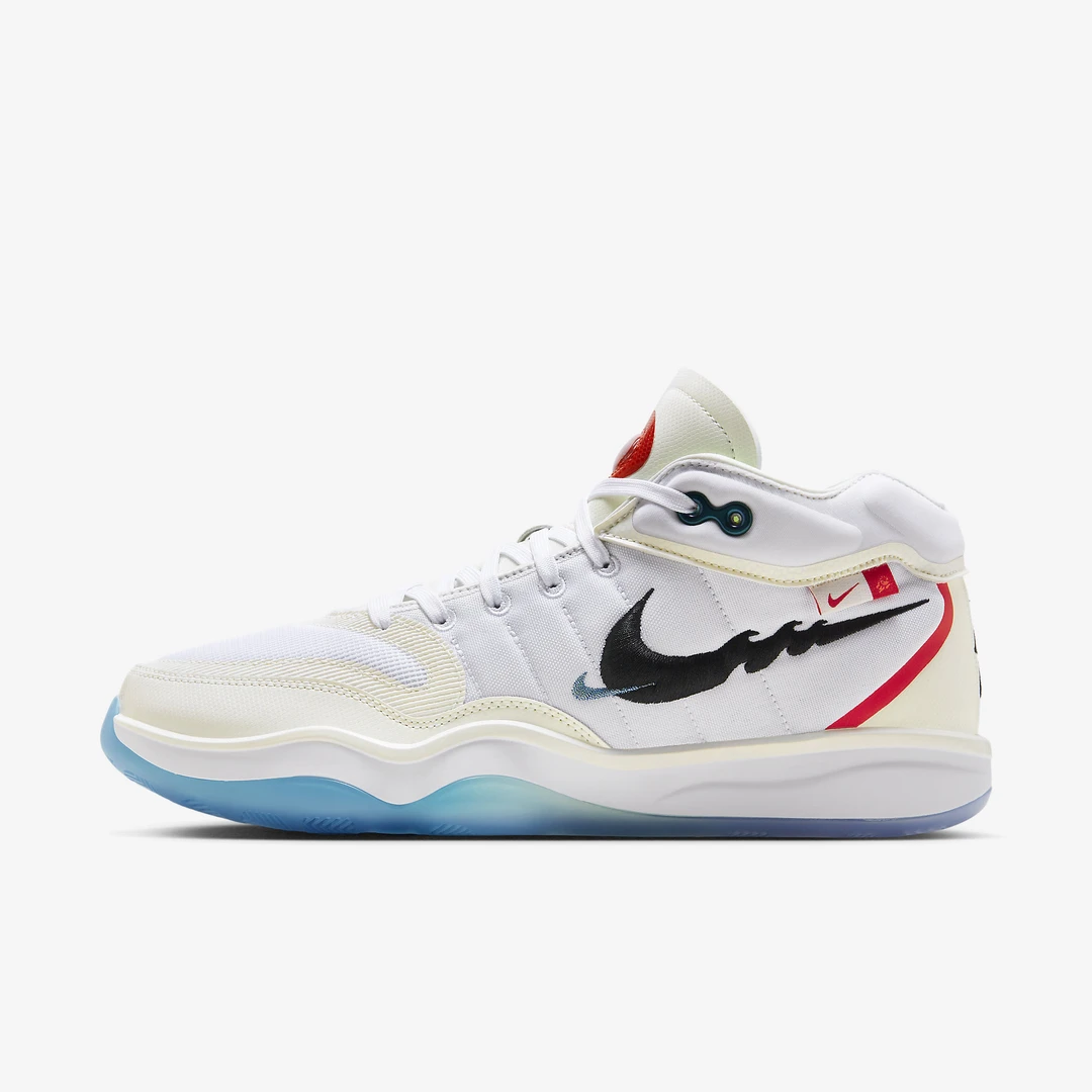 【现货】Nike Air Zoom GT Hustle 篮球鞋 男女白红蓝 FZ5057-101