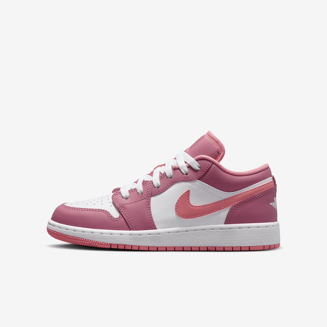 Air Jordan 1 Low AJ1 低帮 女款篮球鞋 GS 粉白色 553560-616
