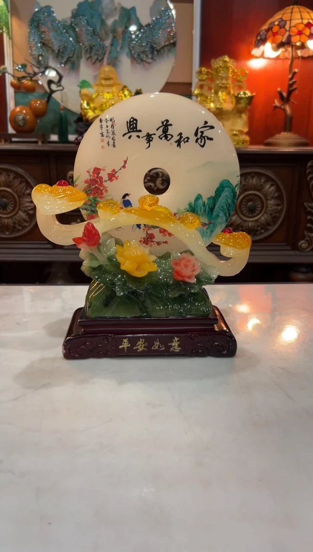 【闪购商品】合成树脂XA248家居摆件如图