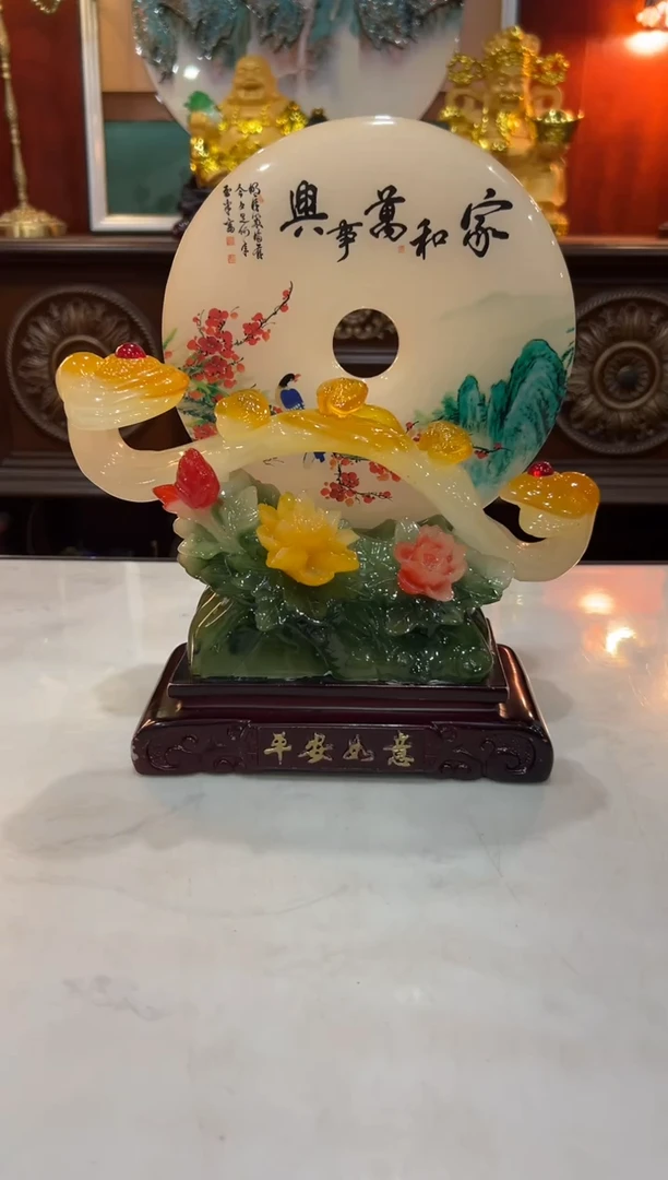 【闪购商品】树脂XA248家居摆件如图