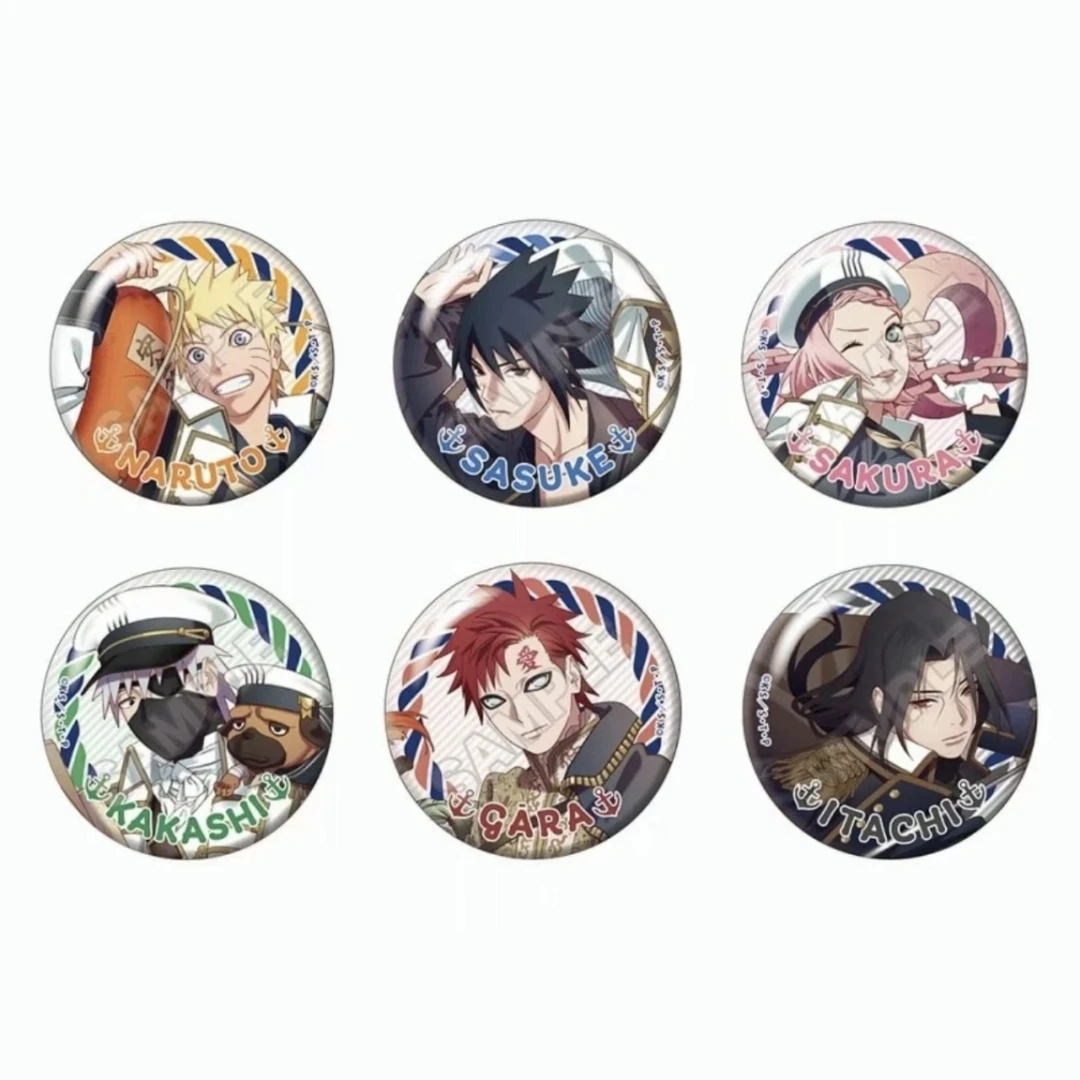 【三猫】火影忍者海军系列吧唧