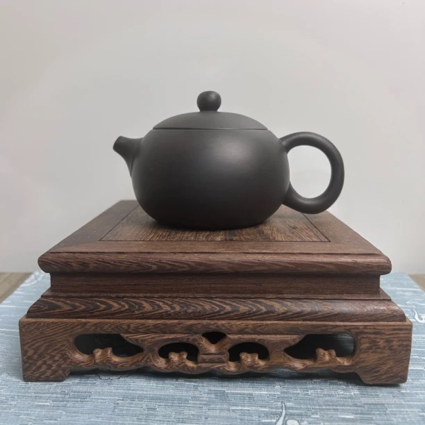 【闪购商品】原矿紫泥大容量250cc黑美人西施壶（颜老师）