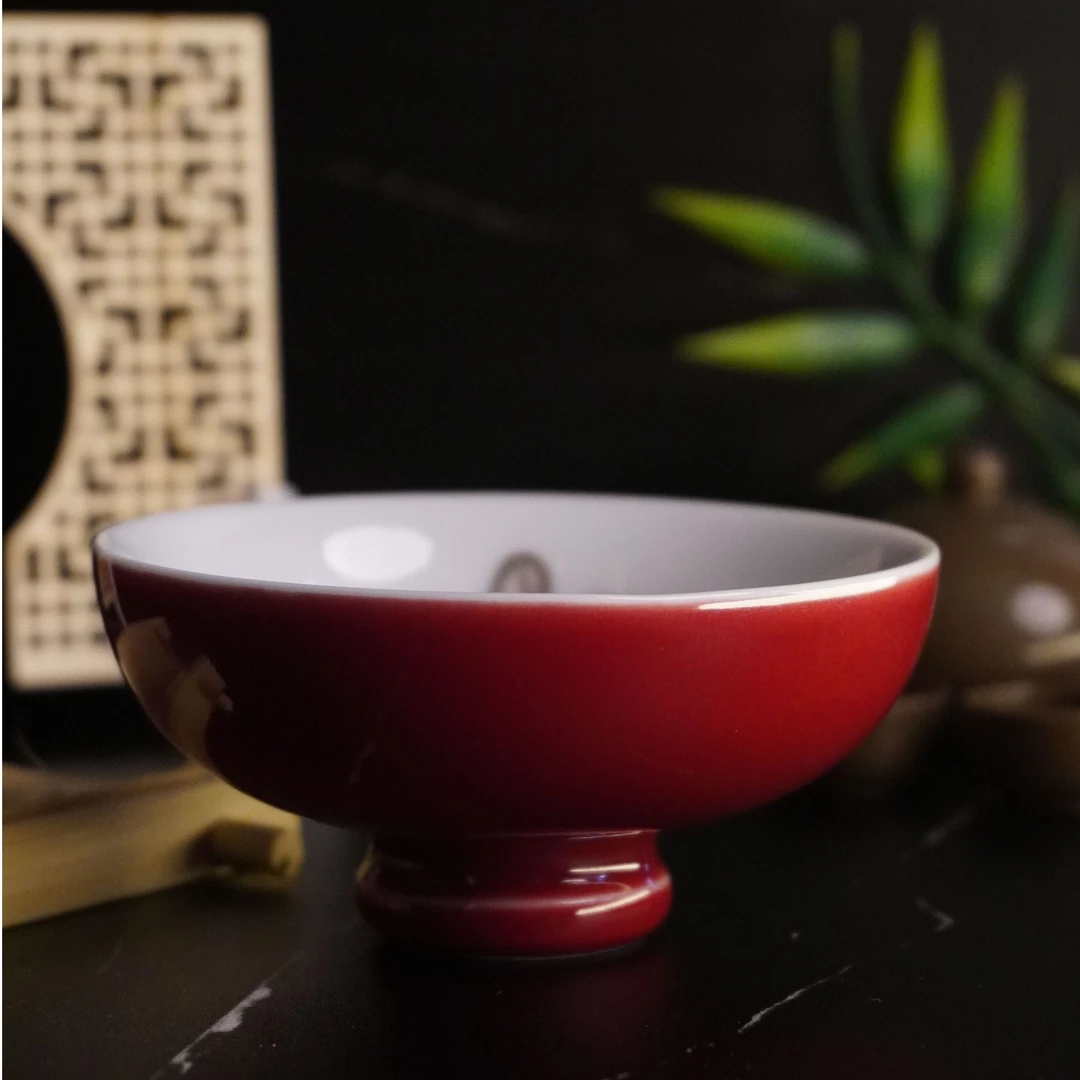 江祖清描银手绘福寿鱼主人杯品茗茶杯