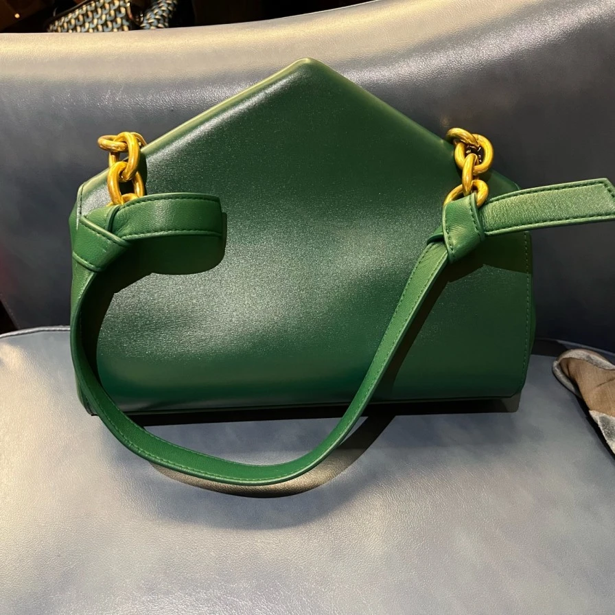 95新 BOTTEGA VENETA/葆蝶家 bv 绿色 手拎/1000 3513