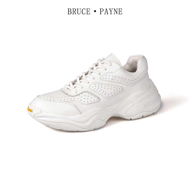 Bruce payne水洗做旧马皮Vibram时尚休闲透气厚底2024新款运动鞋
