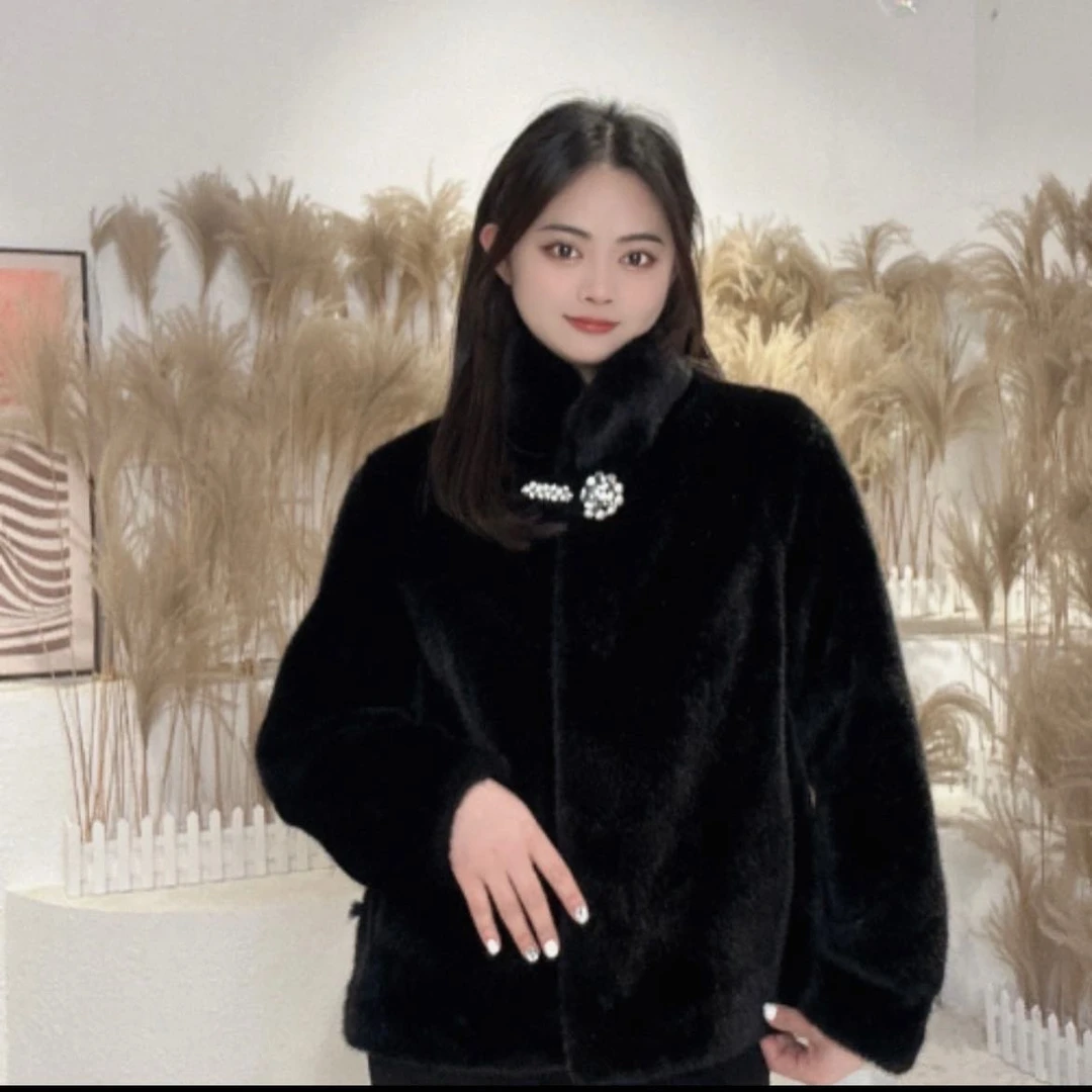 冬季立领休闲百搭女士短款外套090804QH