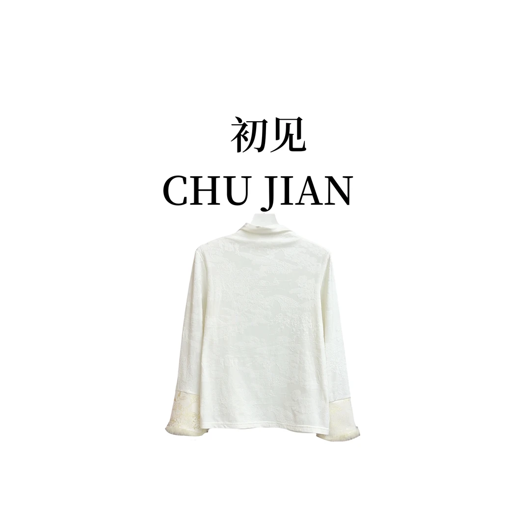 【听东】新中式秋冬百搭半高领上衣打底