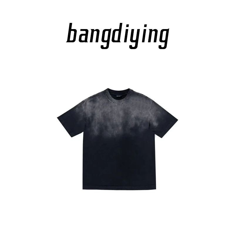 【15号链接-穿珠南瓜】重工潮牌男T恤欧货时尚刺绣穿珠南瓜-9803