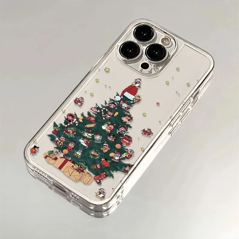 小新圣诞树苹果14手机壳iPhone15promax12/8SE新款7plus硅胶xsins