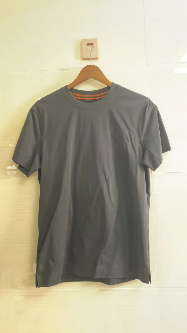 LISUN™jn2024Y两色胸前刺绣T恤