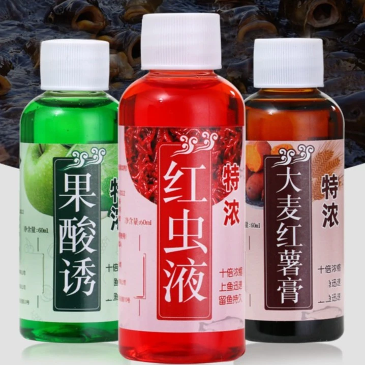 高浓度果酸红虫大麦红薯膏浓缩添加剂秋冬野钓溪流黑坑春夏季钓鱼