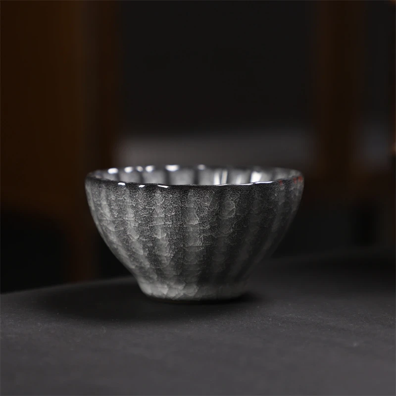 黑冰主人杯陶瓷品茗杯