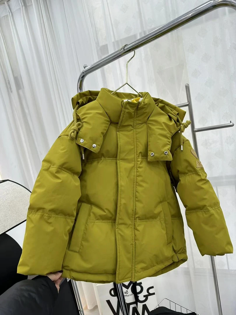 大宝童装/3720款，保暖羽绒服冬季百搭加厚连帽