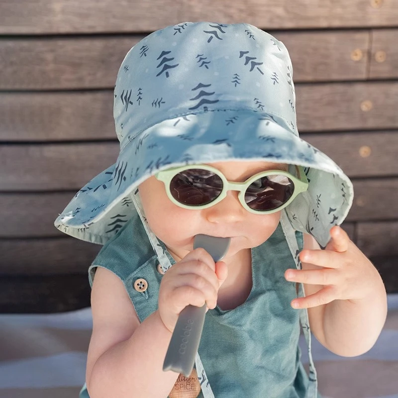 coolable可酷宝贝女童儿童遮阳帽透气遮阳帽男童太阳帽宝宝防晒帽