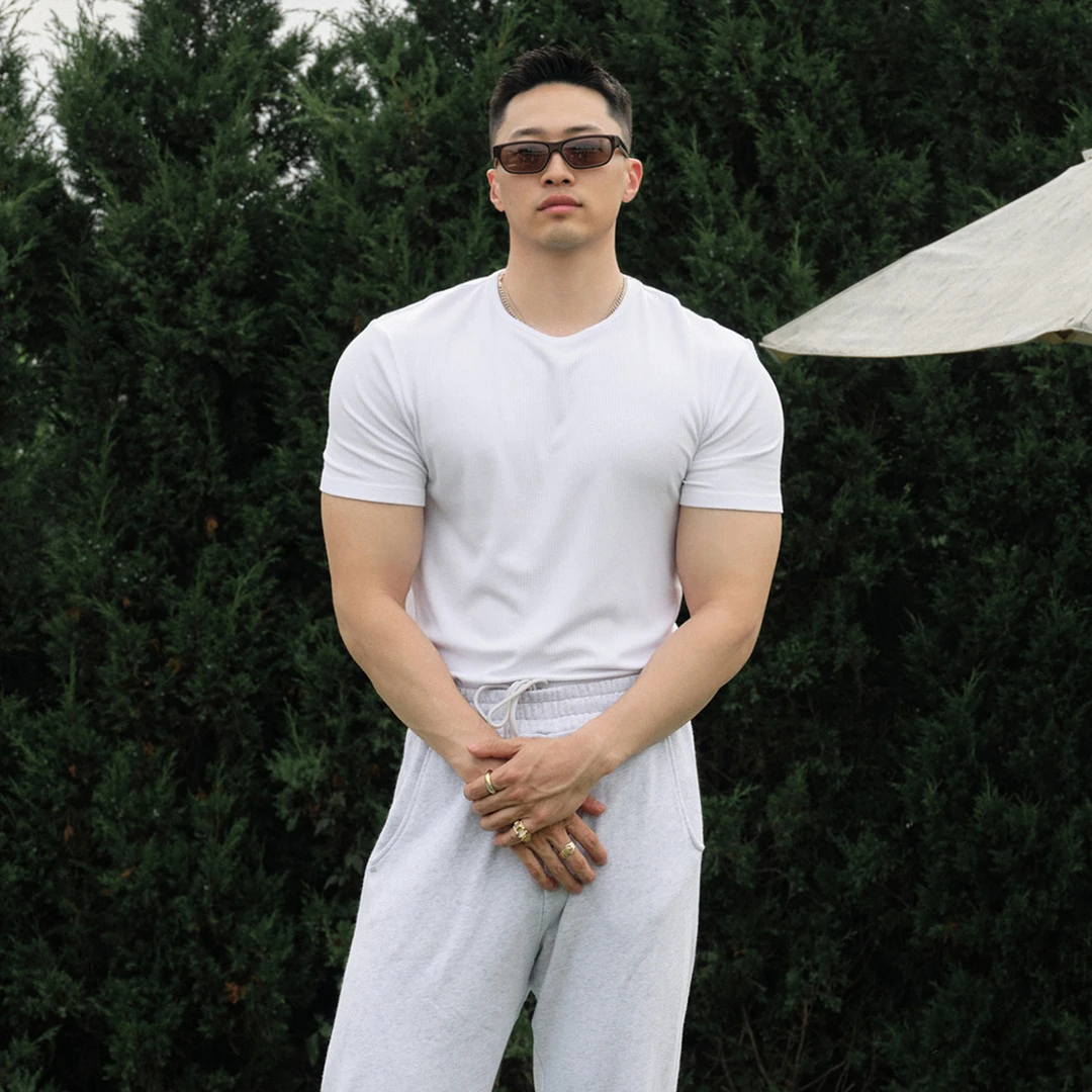 Basic Unit 基本单元 夏季速干透气短袖运动T恤男款紧身弹力上衣