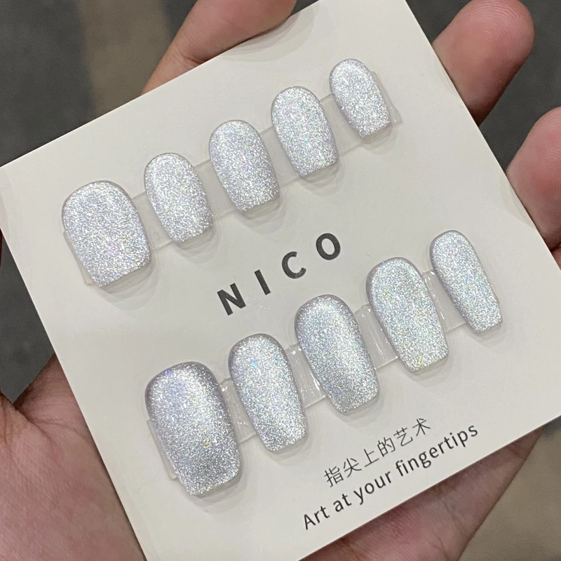 【芋泥】NICO设计穿戴甲 纯手工穿戴甲 高端穿戴美甲