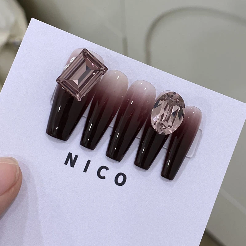 【干枯玫瑰】-施华洛钻- NICO设计穿戴甲 纯手工穿戴甲