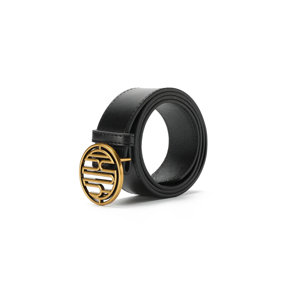 男女同款腰带皮带时尚黑色休闲百搭带扣复古轻奢潮流经典个性时尚