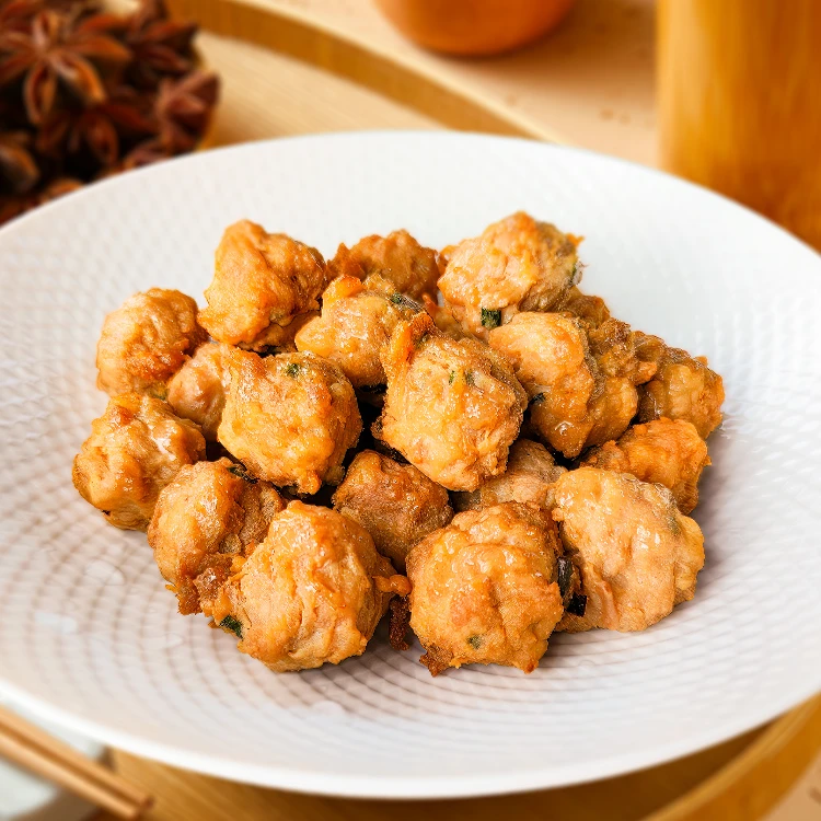 盘点美味 马蹄小肉圆150g 加热即食有弹性肉香冷冻