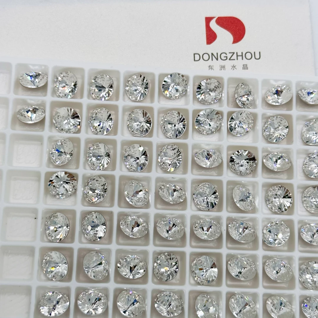 【东洲水晶烟花切8m圆尖】百搭超闪彩钻尖底高品质美甲钻【满15包邮】