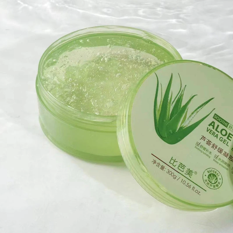 比芭美保湿舒缓芦荟凝胶免洗面膜身体乳易吸收润泽四季用滋养修护