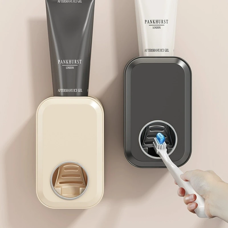 优勤全自动挤牙膏神器免打孔牙膏置物架壁挂式2023新款挤压器套装