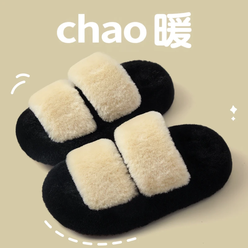 ♀简裳➤小众时尚设计♀夏季空调房毛绒透气月子女拖鞋柔软舒适新款