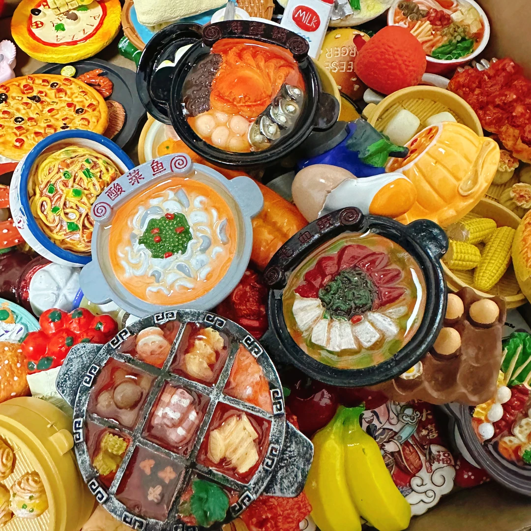 （爆了拆盒）盲袋冰箱贴大食玩冰箱贴（拆完不退）