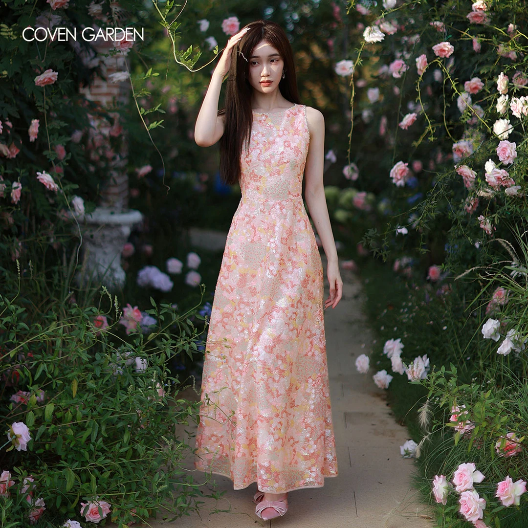 哥文花园 人鱼姬珠片刺绣连衣裙礼裙 CLA1081450
