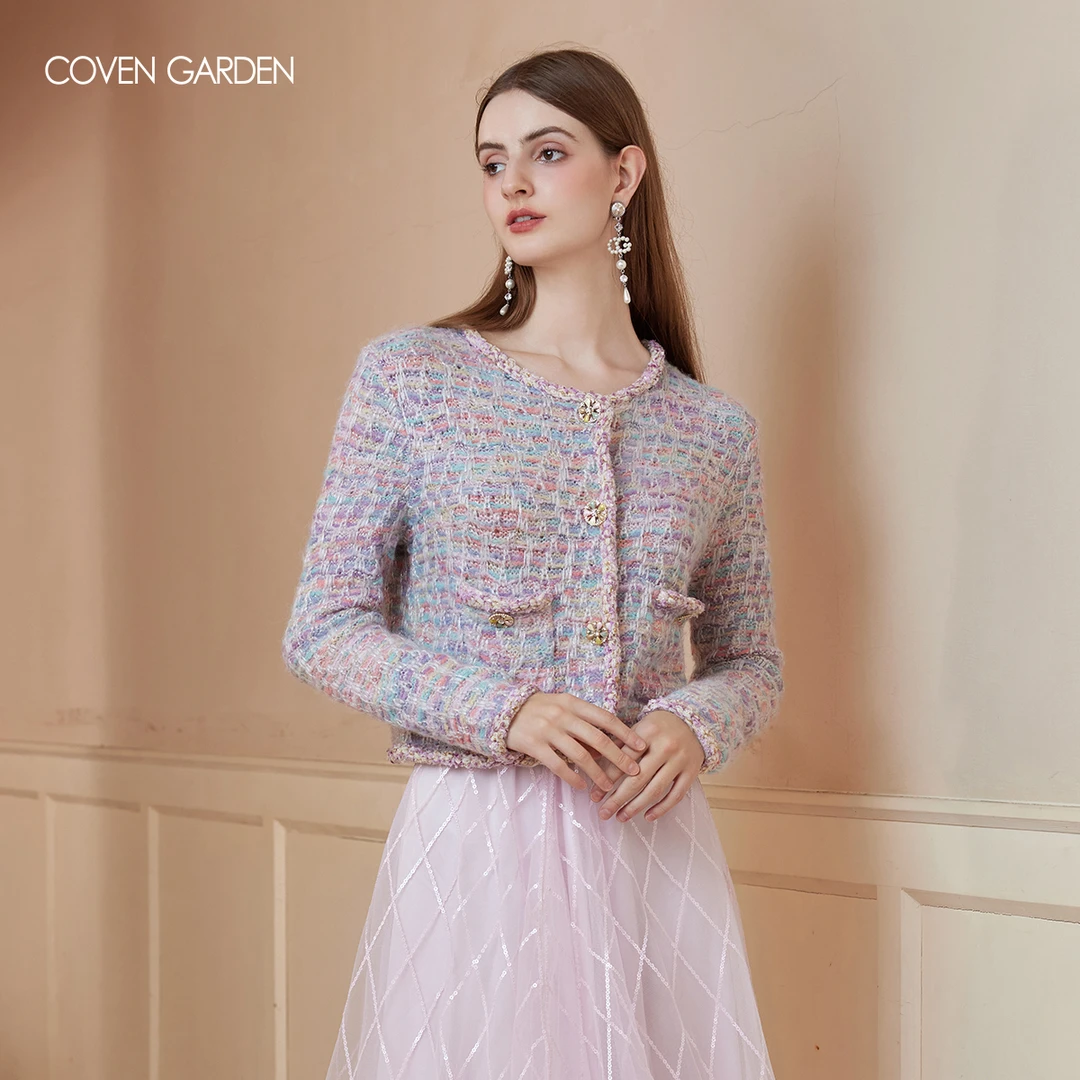 哥文花园 小香风毛呢外套 CTA3044470 COVEN GARDEN