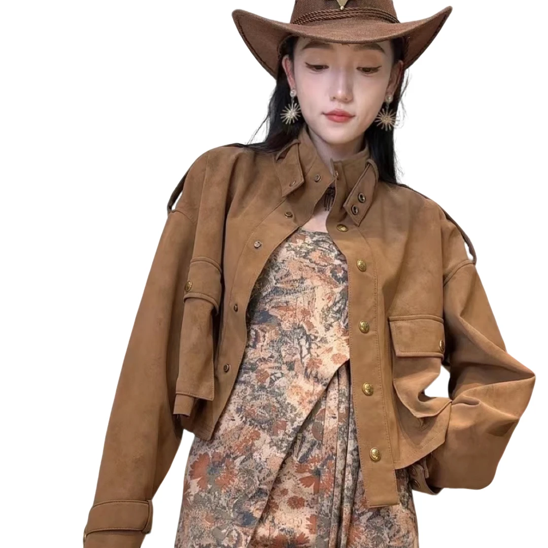 广州唐乐乐～2025new新休闲外套西装洋气女款百搭时尚上衣BF00186