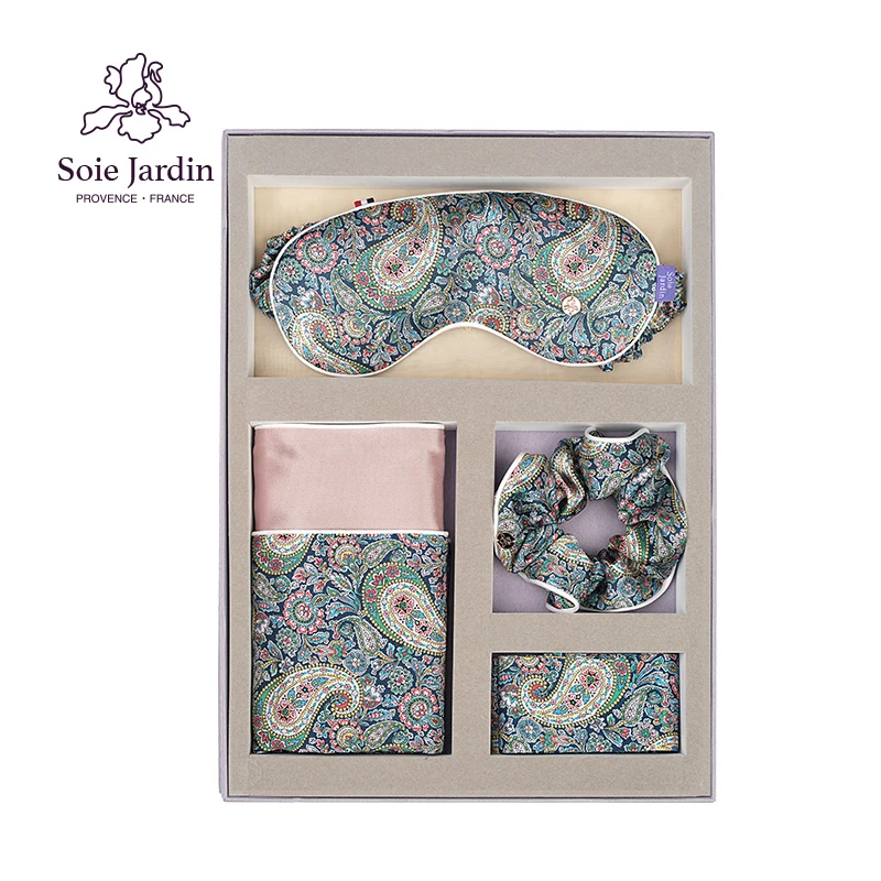 【HiClairy专属】 soiejardin闺蜜/女王礼盒印花真丝套组礼盒