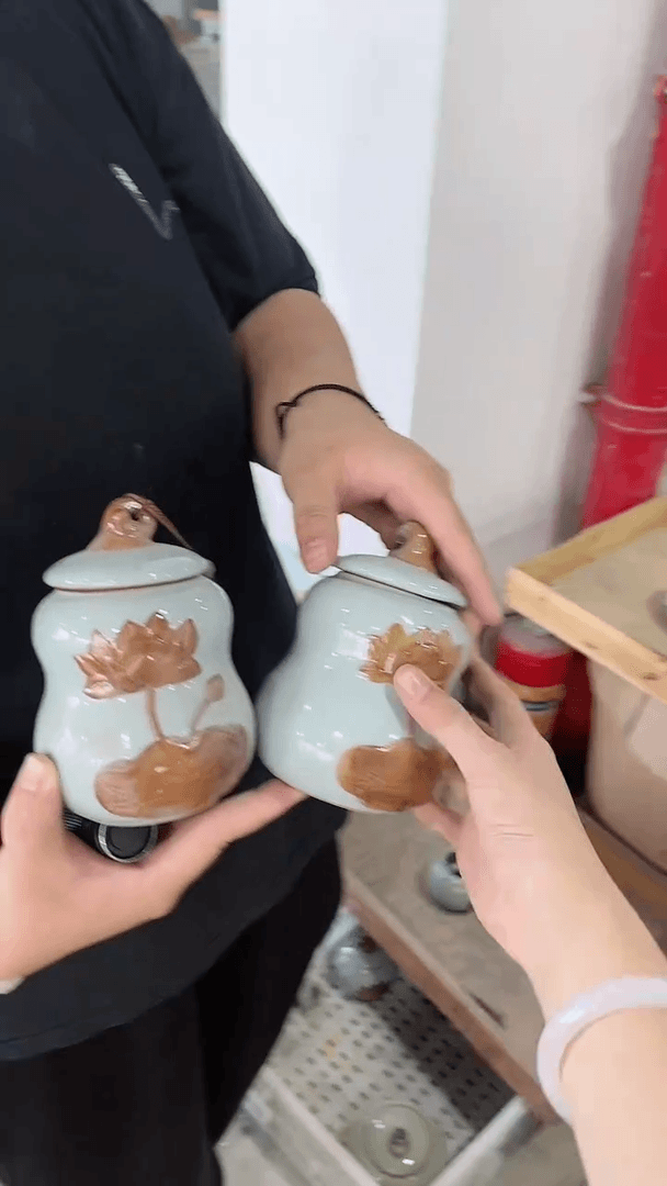 【闪购商品】罐陶瓷储物罐茶叶罐！!