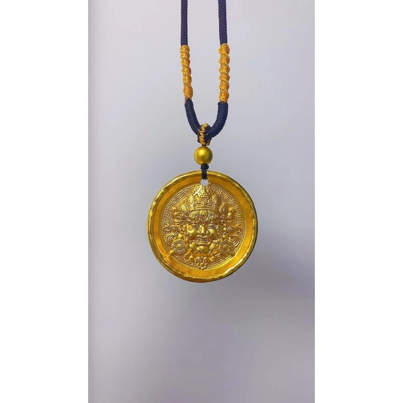 吊坠 吊坠 特大黄财神吊坠（高4.4左右宽4.4左右）毛衣链-