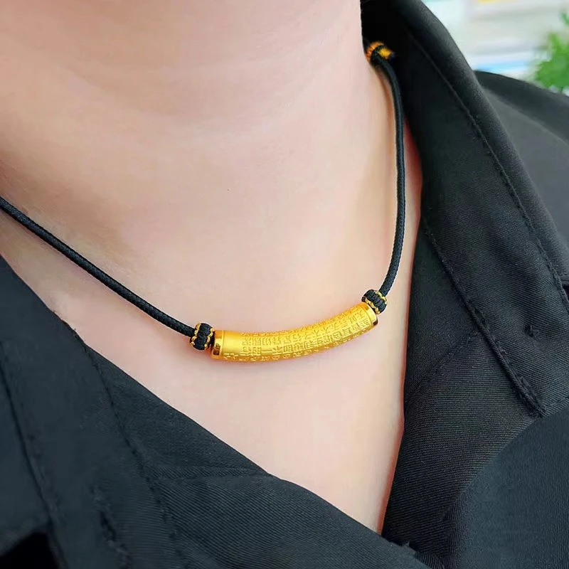 心经弯管项链-小鱼甄选