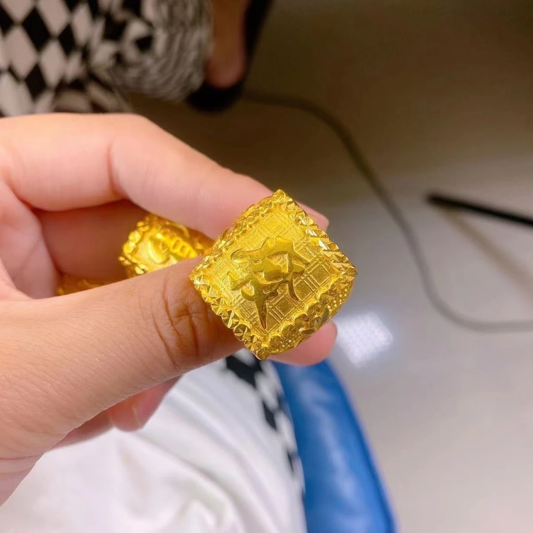 戒指 戒指 精品发-财-福戒指