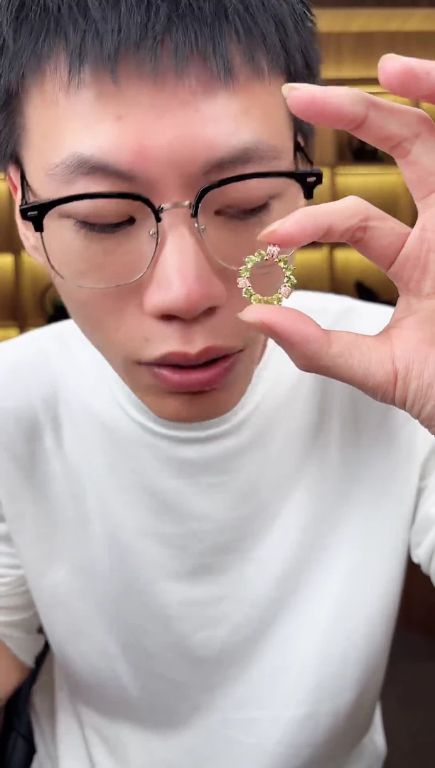 【闪购商品】橄榄石颈饰未镶嵌37天然珠宝/一件