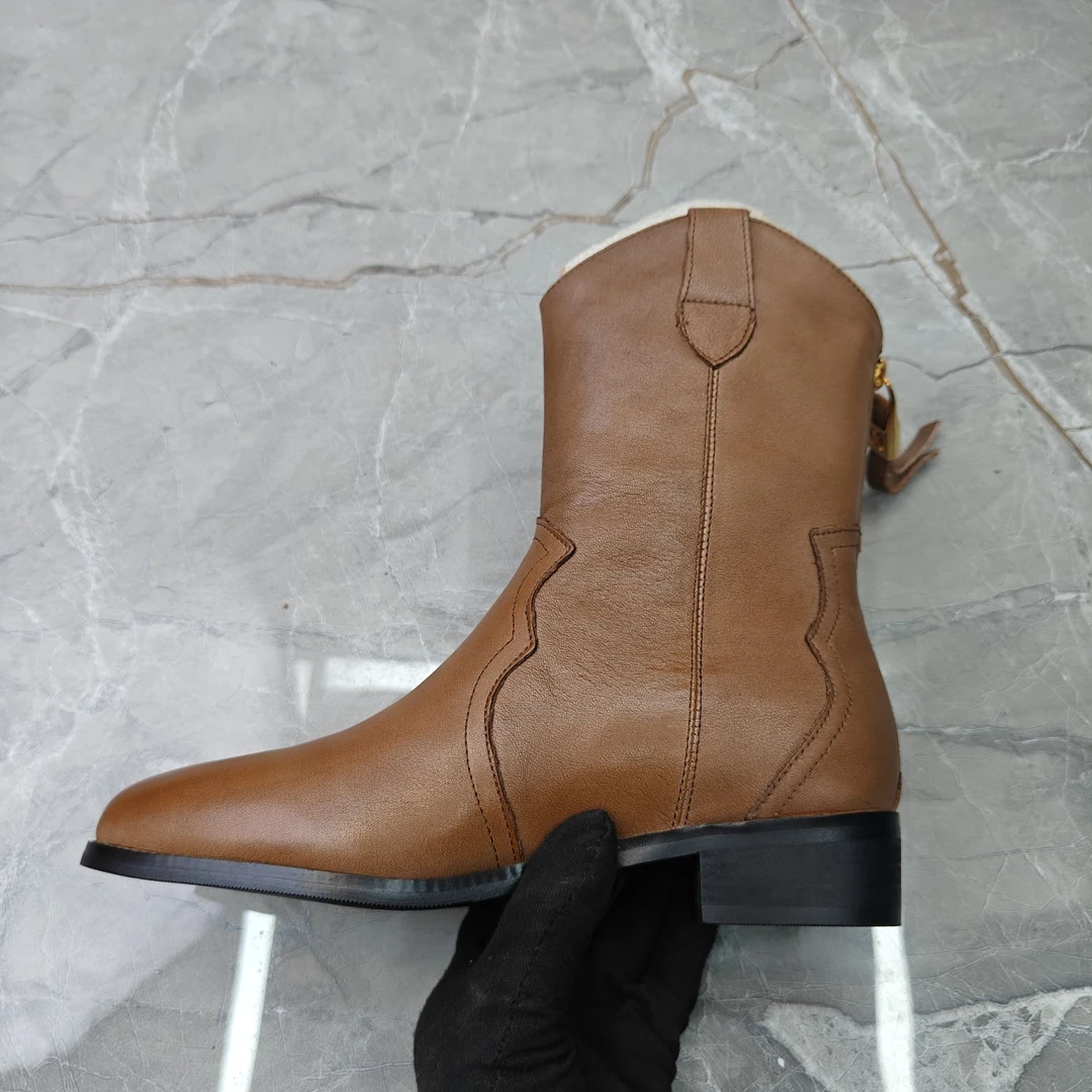 粗跟女靴816-0001