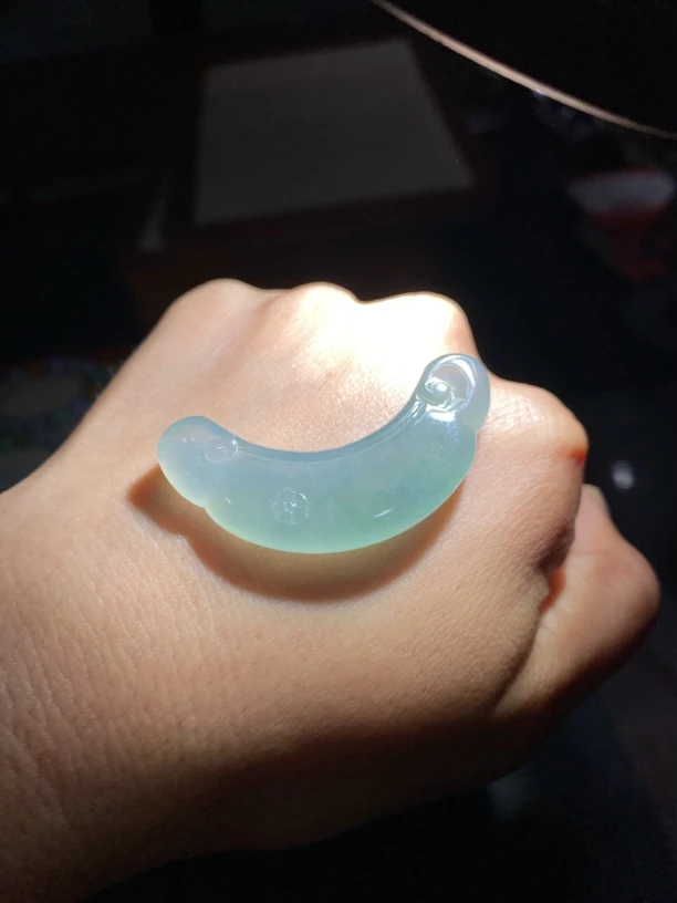 缅甸天然A货翡翠 锁骨链