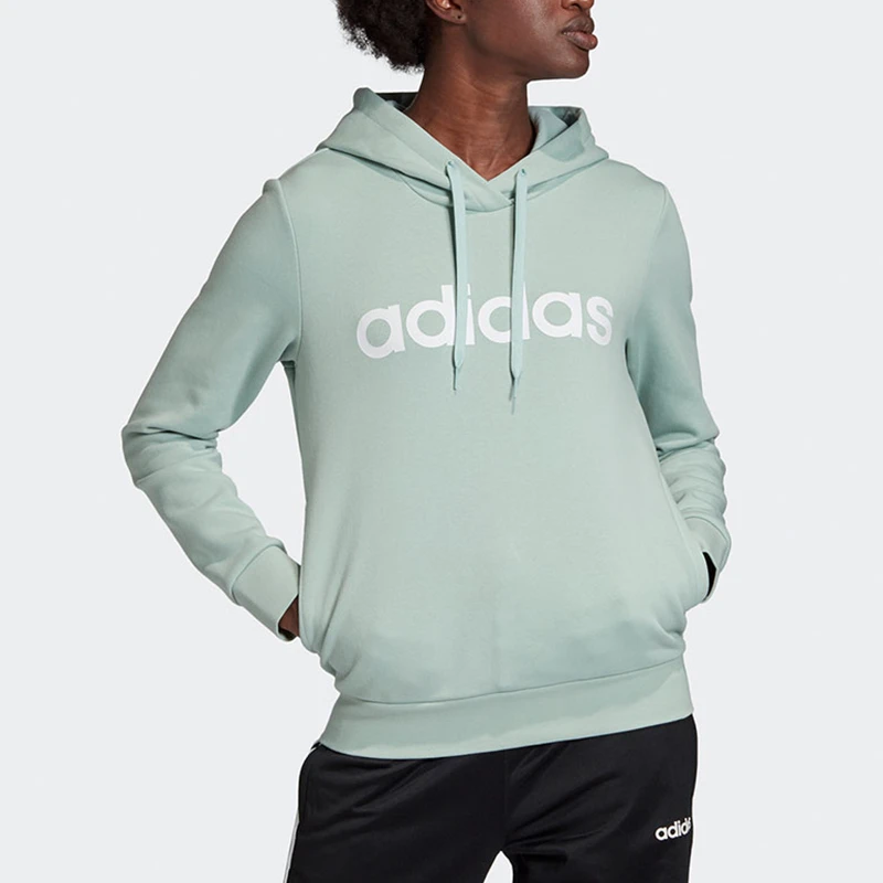 Adidas阿迪达斯女装夏季款运动休闲连帽卫衣套头衫GP8735户外鞋服