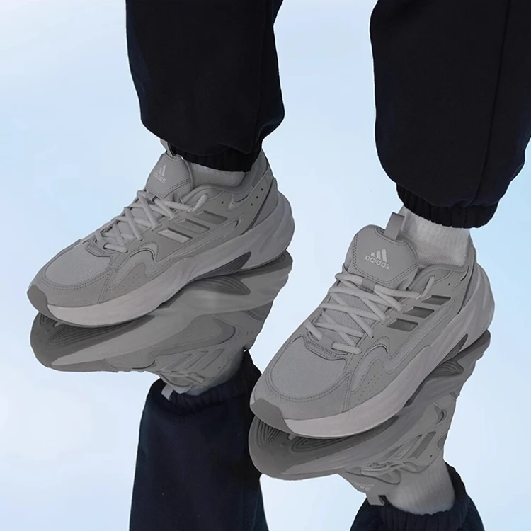 Adidas/阿迪达斯 秋季男女同款运动耐磨低帮厚底休闲鞋ID3575