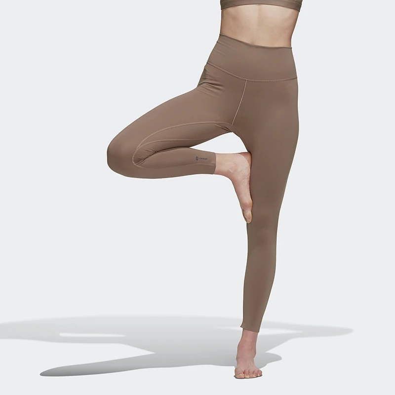 Adidas阿迪达斯长裤女瑜伽裤夏健身休闲运动紧身裤HD4422高腰外穿