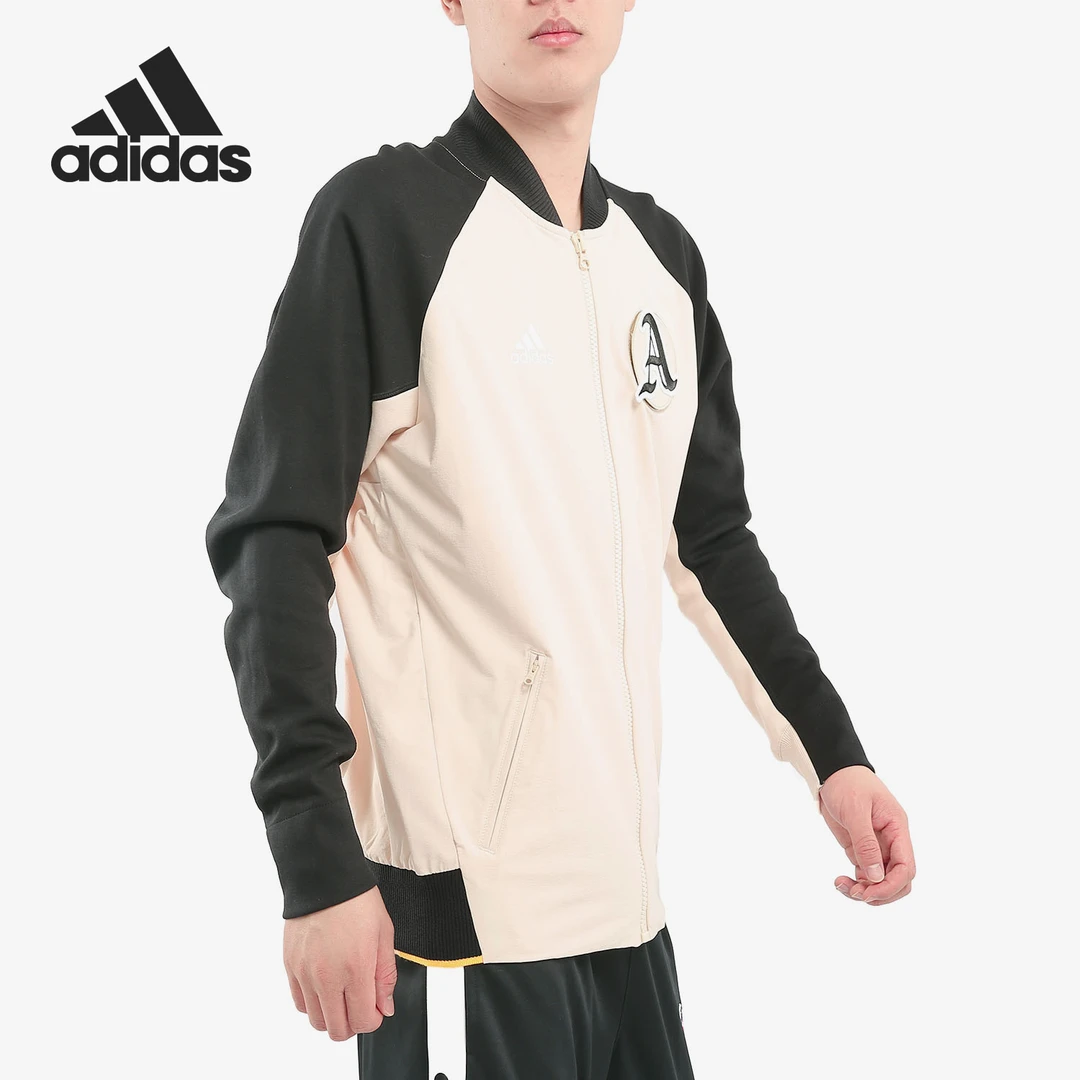 Adidas/阿迪达斯 男子棒球服双拼色四季款运动外套休闲夹克EA0371