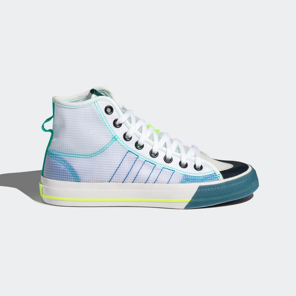 【瑕疵A398】adidas/阿迪达斯三叶草男女高帮帆布鞋运动鞋FY3093