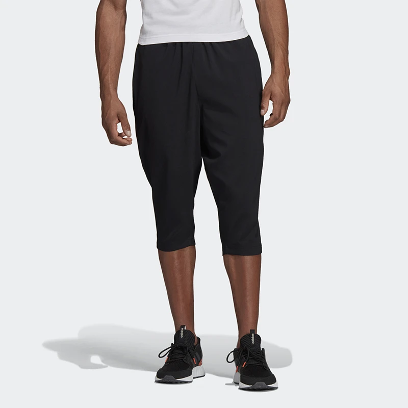 Adidas/阿迪达斯   E PLN 3/4 WVN男运动型格7分裤 DQ3107男士