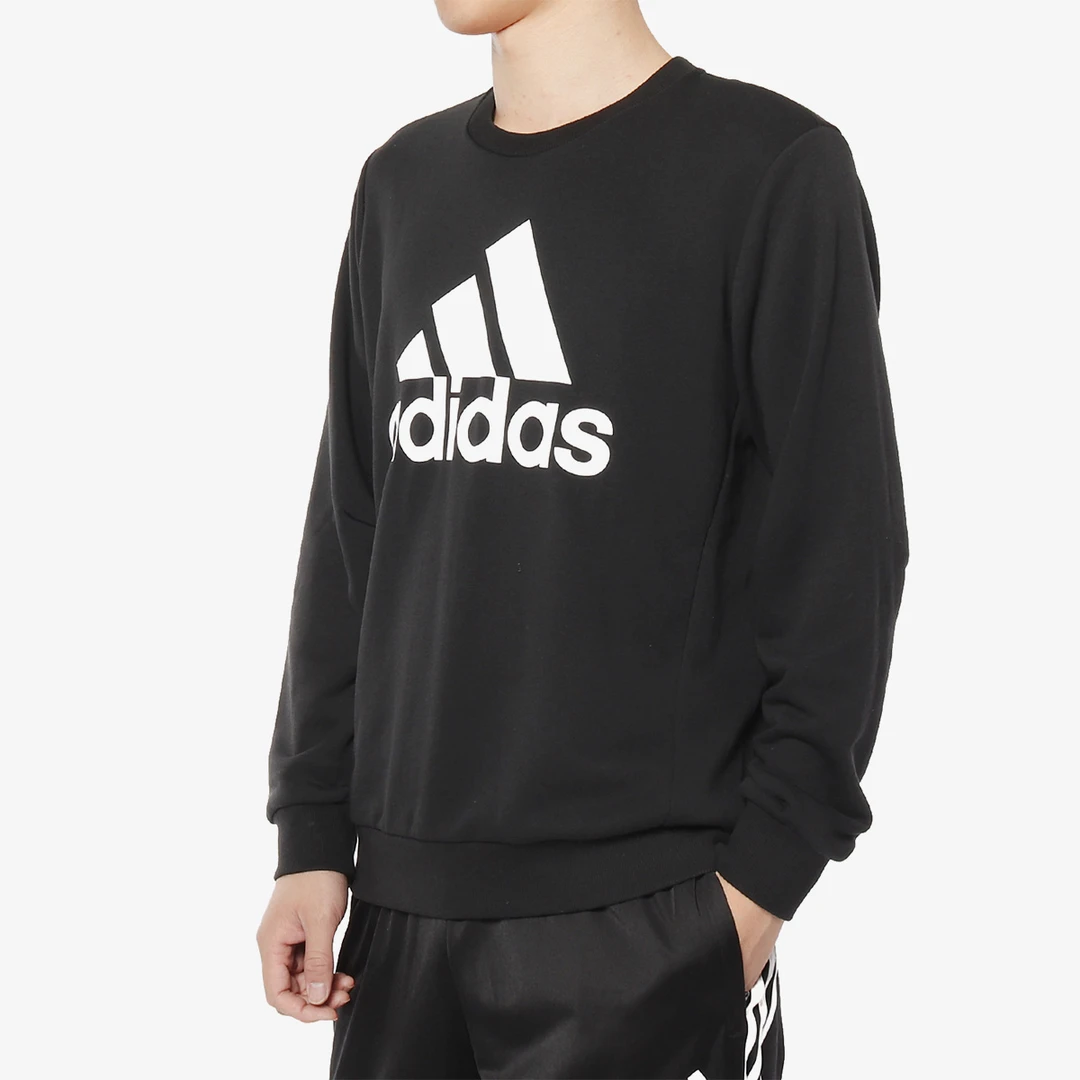 Adidas/阿迪达斯男子经典大LOGO圆领运动套头衫卫衣 DT9941长袖