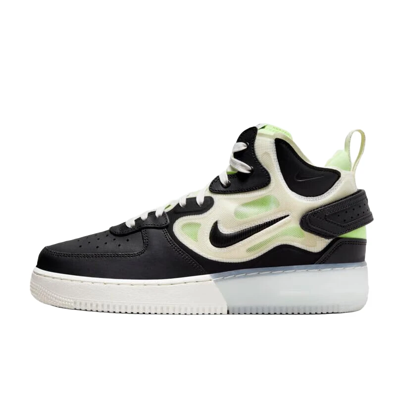 耐克男子空军一号NIKEAIR FORCE1 MID REACT AF1运动鞋DQ1872-100