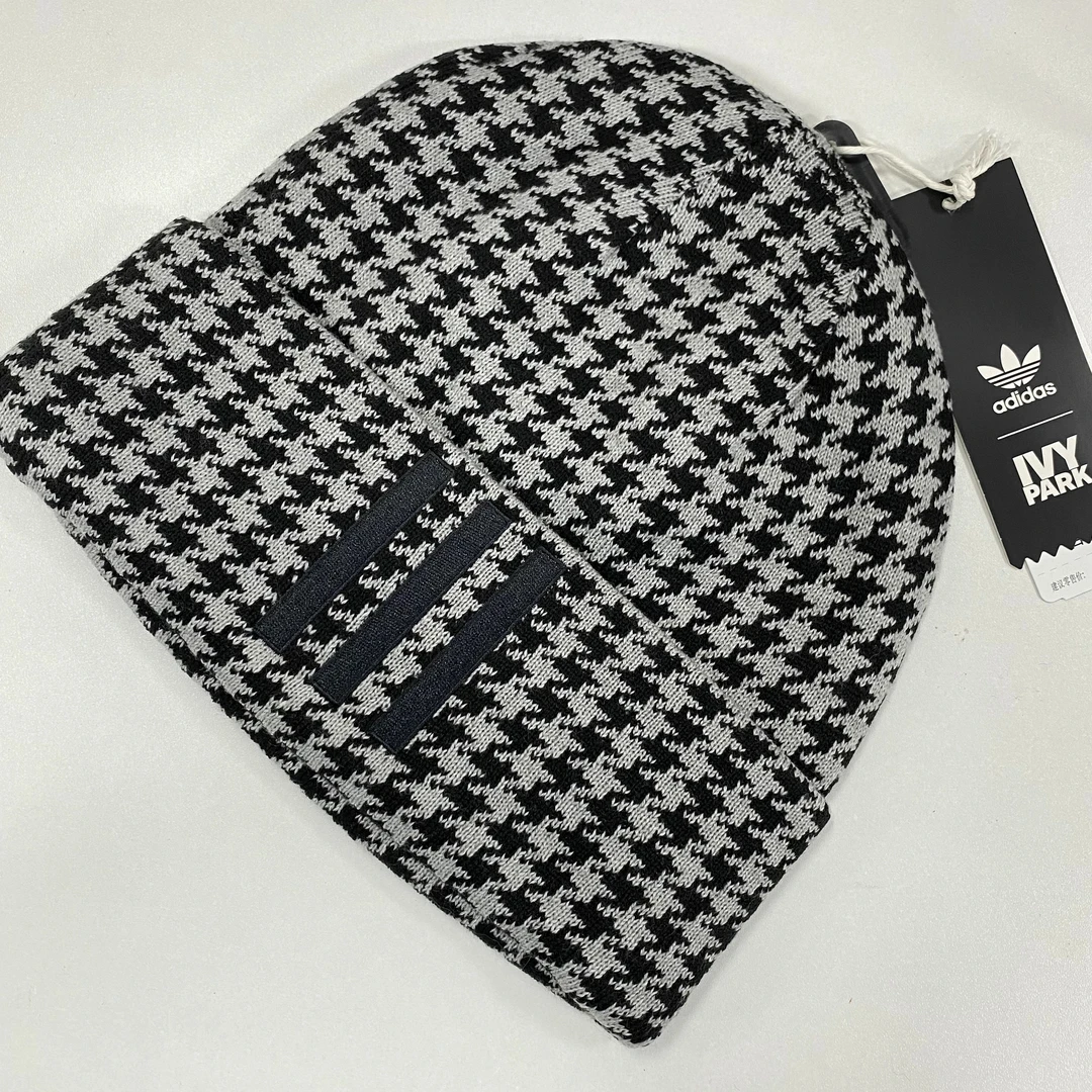 阿迪达斯（adidas）三叶草毛线帽子男女帽春秋针织休闲帽HM2597