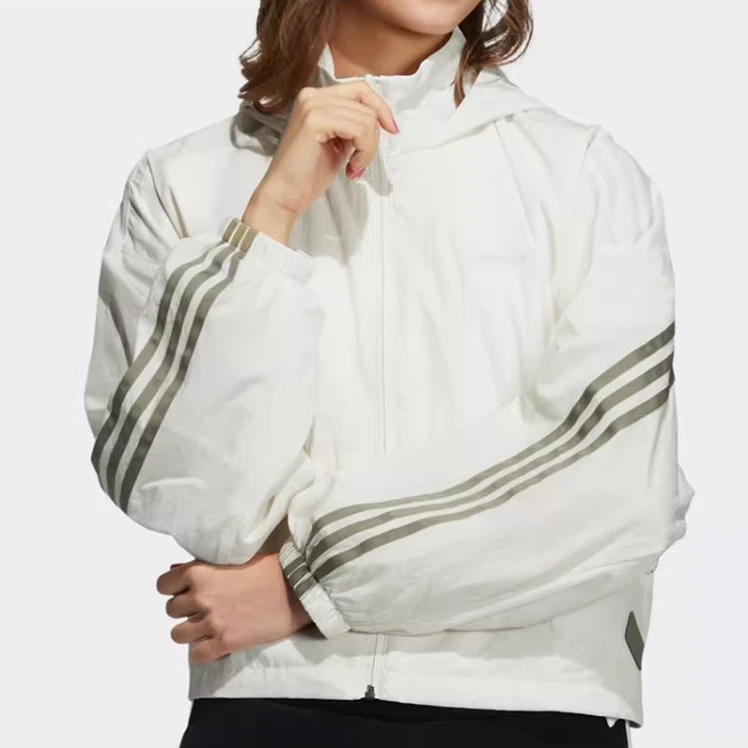 Adidas/阿迪达斯 Neo 女子时尚运动连帽夹克外套H18598