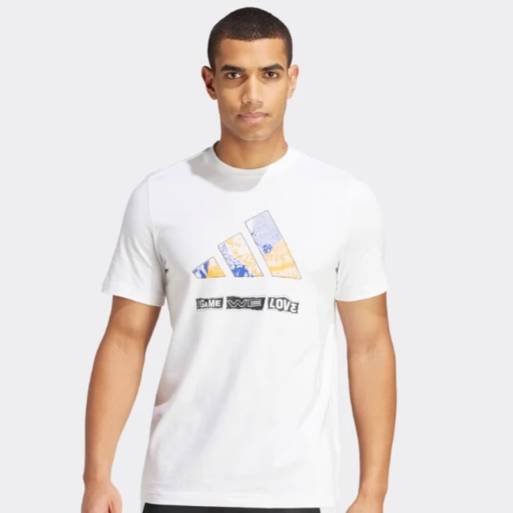 Adidas/阿迪达斯 夏季舒适款男士运动休闲短袖圆领T恤 IS2323